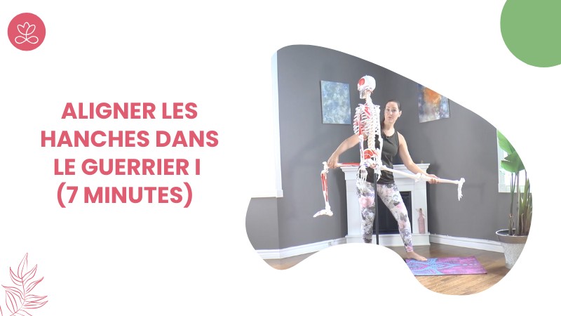 Aligner les hanches dans le guerrier I (7 minutes)